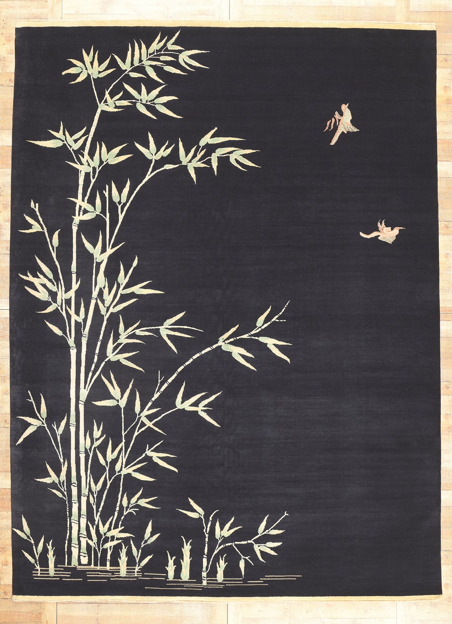11 x 14 Chinese Art Deco Pictorial Rug 30969