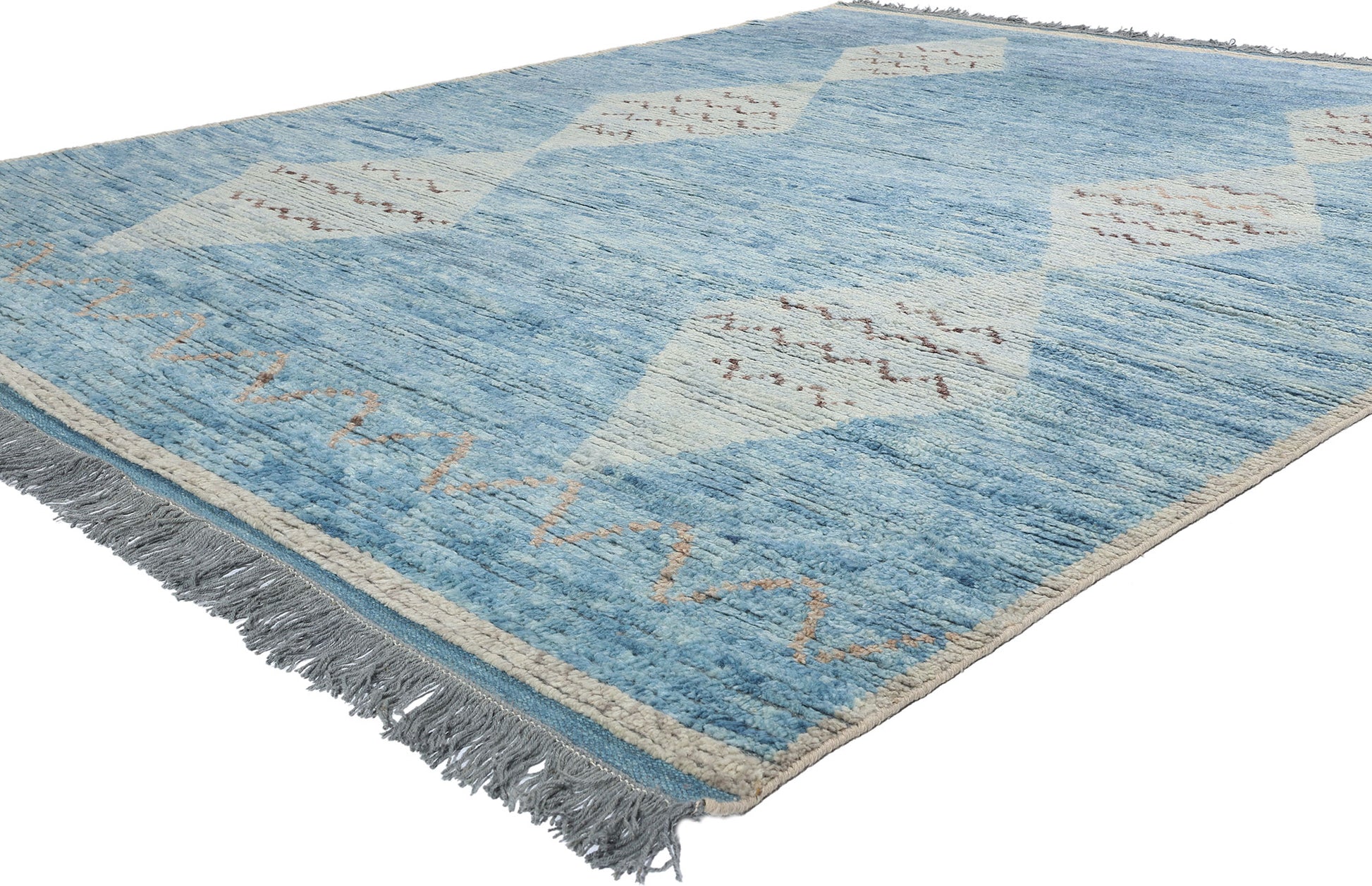 8 x 11 Azure Desert Diamonds Moroccan Rug 31287