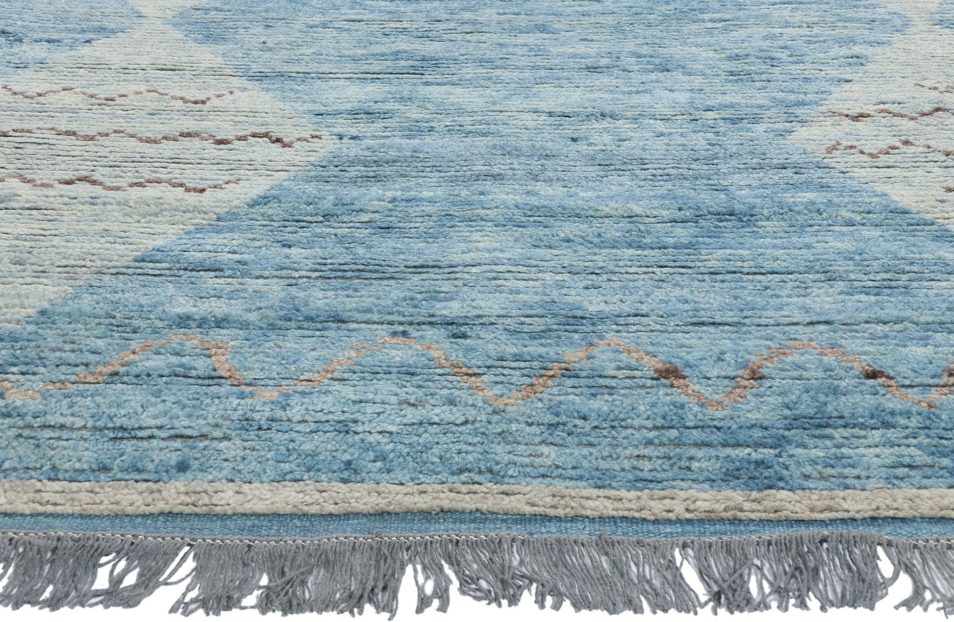 8 x 11 Azure Desert Diamonds Moroccan Rug 31287