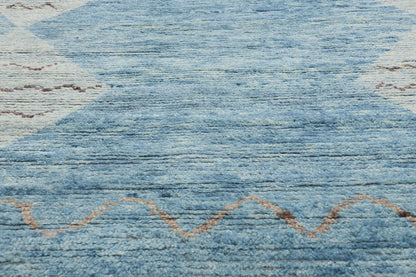8 x 11 Azure Desert Diamonds Moroccan Rug 31287
