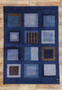 5 x 8 Vintage Blue Swedish Pile Rug 78735