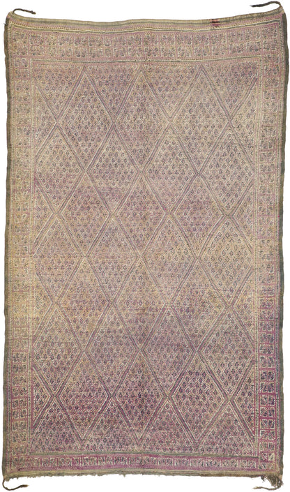 7 x 12 Vintage Purple Beni MGuild Moroccan Rug 20985