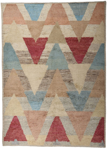 9 x 12 Modern Bohemian Moroccan Rug 81061