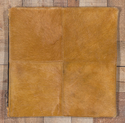 2 x 2 Brown Cowhide Pillow Cover 30896