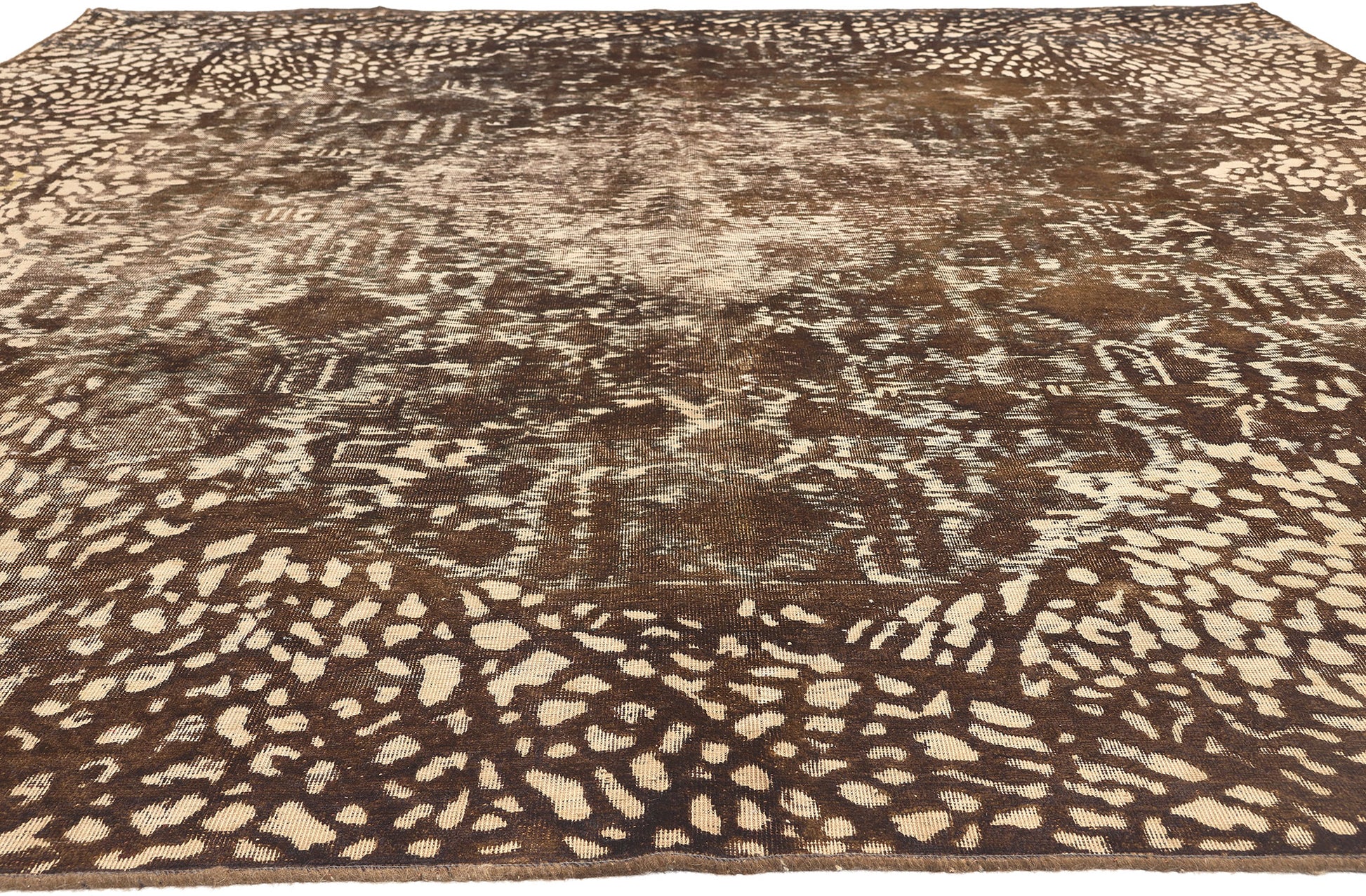 10 x 13 Vintage Turkish Overdyed Rug 60731