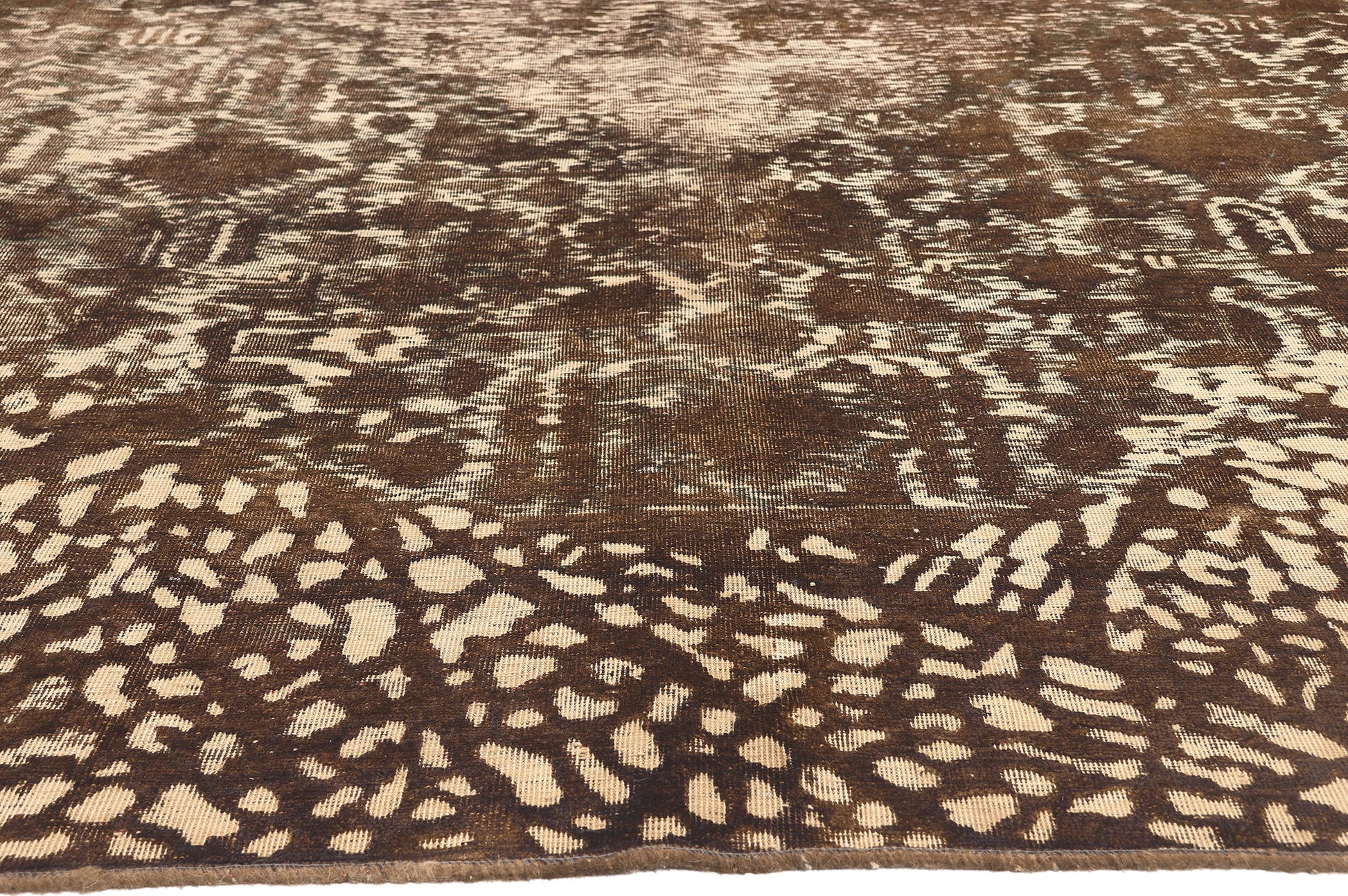 10 x 13 Vintage Turkish Overdyed Rug 60731