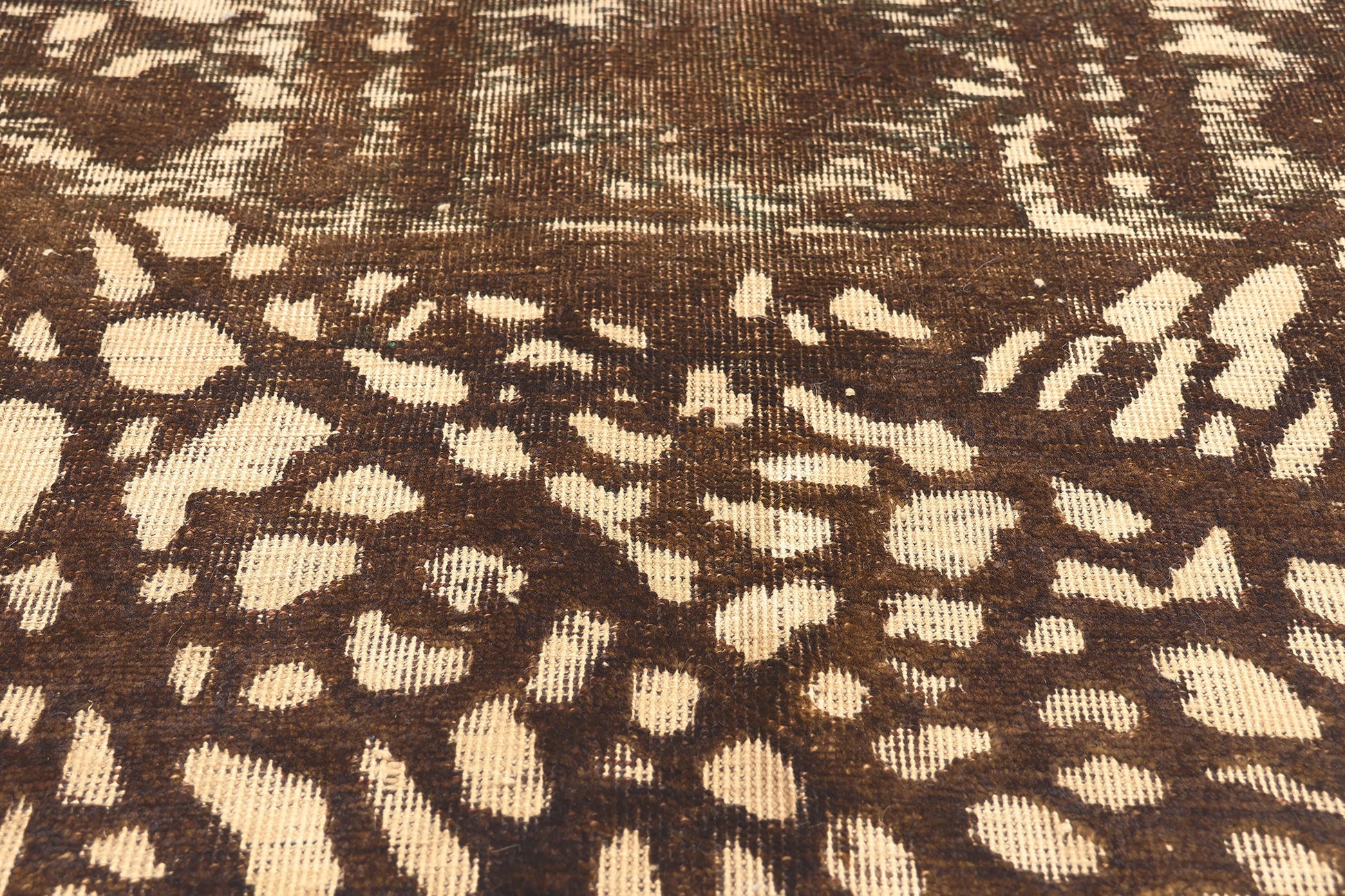 10 x 13 Vintage Turkish Overdyed Rug 60731