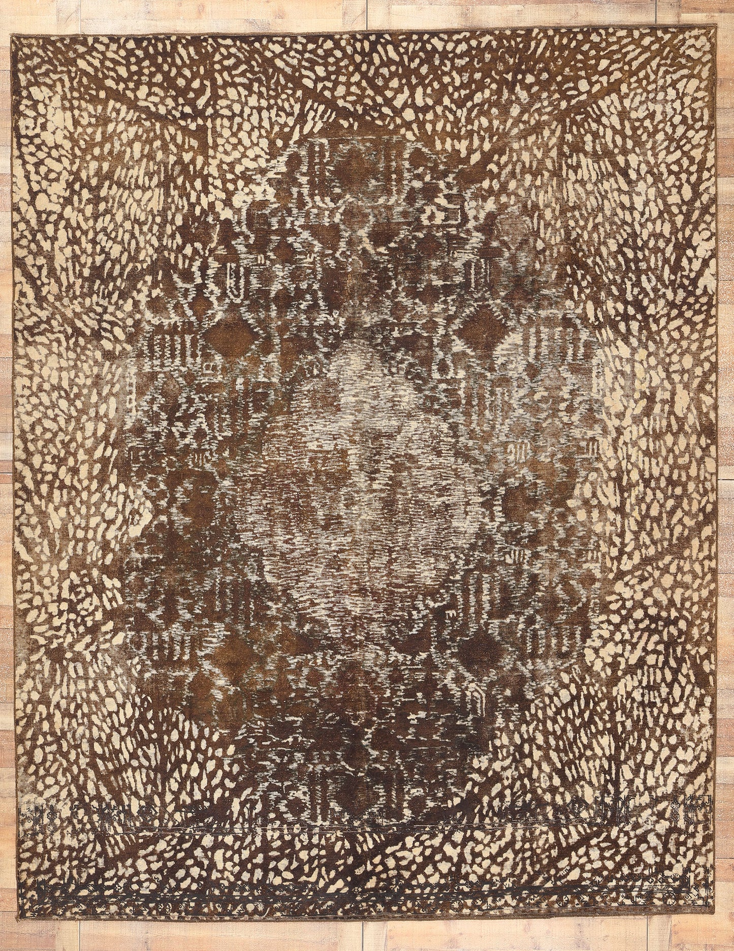 10 x 13 Vintage Turkish Overdyed Rug 60731