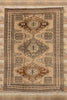 7 x 10 Vintage Brown Persian Ardabil Rug 72037