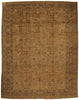 11 x 14 Antique Brown Persian Malayer Rug 78739