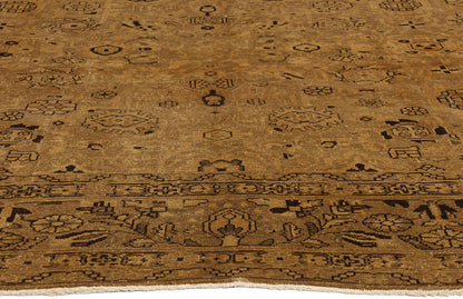 11 x 14 Antique Brown Persian Malayer Rug 78739