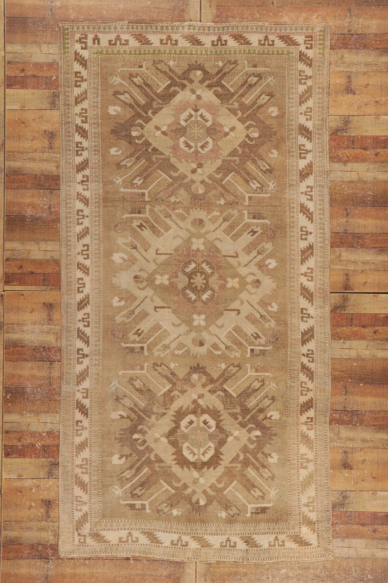 6 x 11 Vintage Turkish Kars Rug 53715