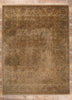 9 x 12 Earth-Tone Vintage Brown Indian Rug 78625