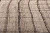 10 x 7 Brown Vintage Striped Turkish Kilim Rug 60637