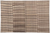 10 x 7 Brown Vintage Striped Turkish Kilim Rug 60637