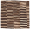 10 x 9 Brown Vintage Striped Turkish Kilim Rug 60634