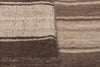 13 x 16 Brown Vintage Striped Turkish Kilim Rug 60635