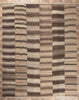 13 x 16 Brown Vintage Striped Turkish Kilim Rug 60635