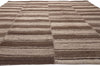 9 x 11 Brown Vintage Striped Turkish Kilim Rug 60638