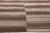 9 x 11 Brown Vintage Striped Turkish Kilim Rug 60638