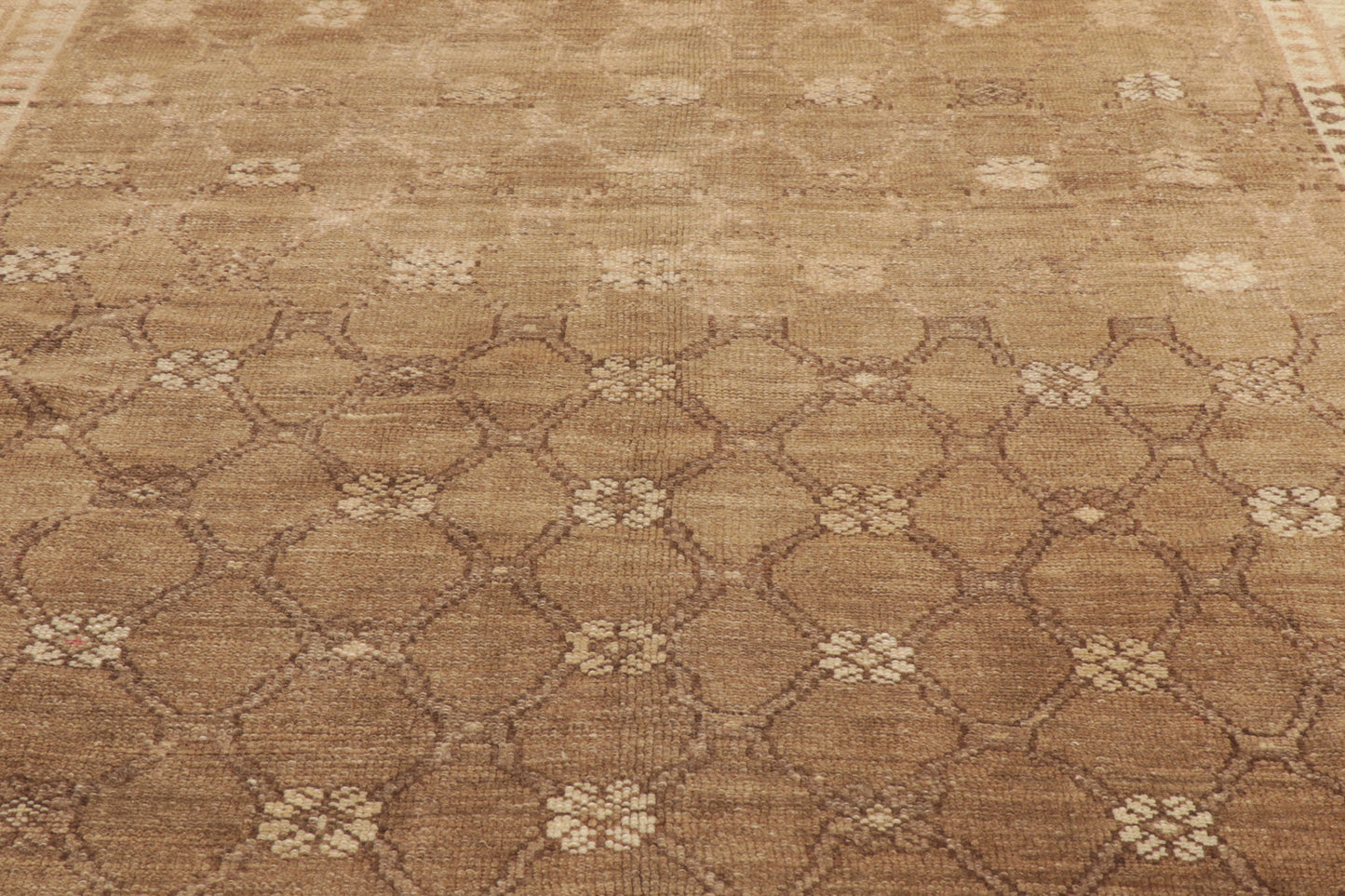 6 x 12 Vintage Brown Turkish Kars Rug 53723