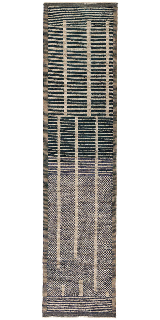 3 x 12 Organic Modern Brutalist Moroccan Rug 81074