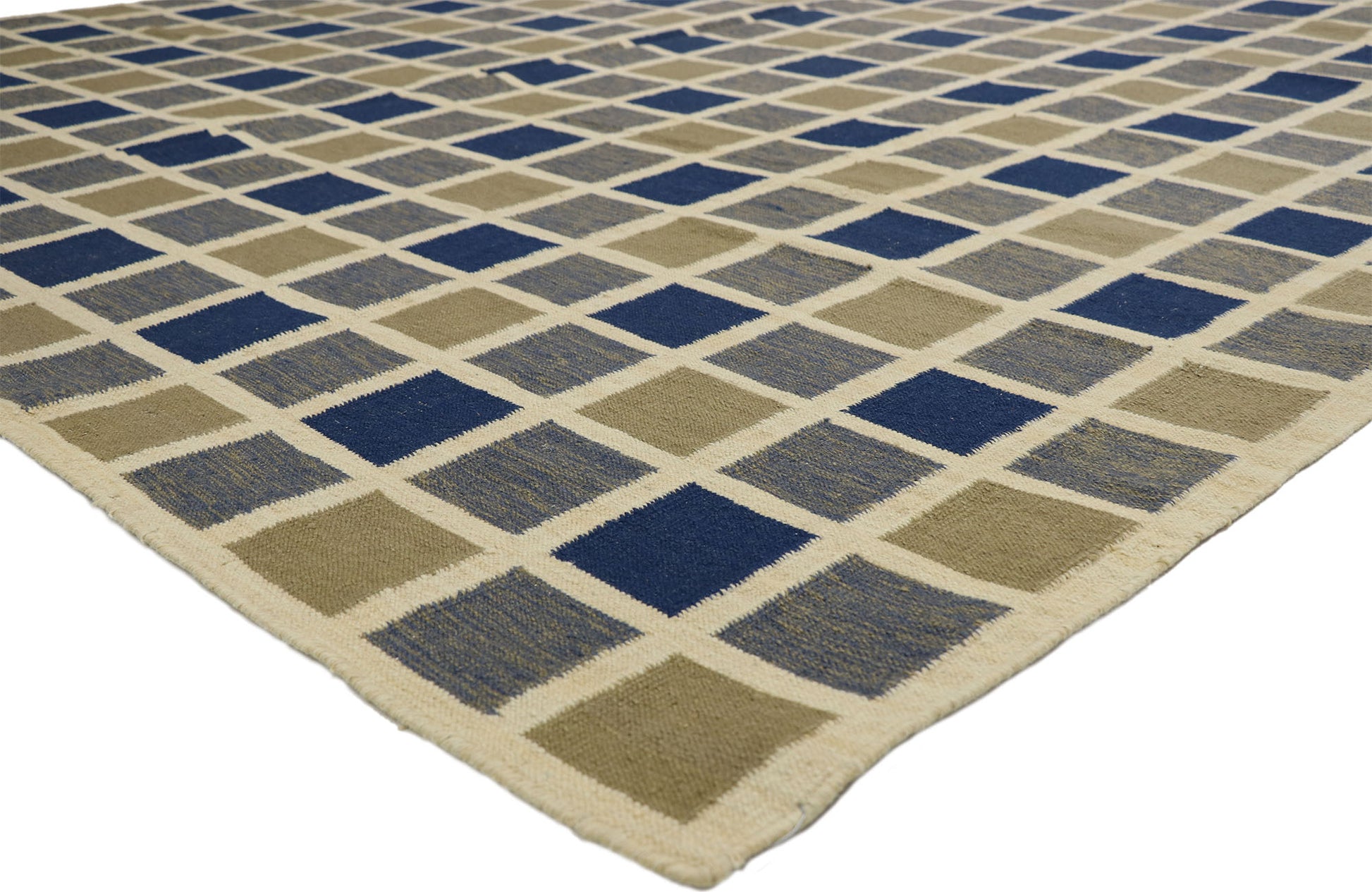 9 x 11 Vintage Buffalo Plaid Rug 74923