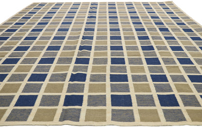 9 x 11 Vintage Buffalo Plaid Rug 74923