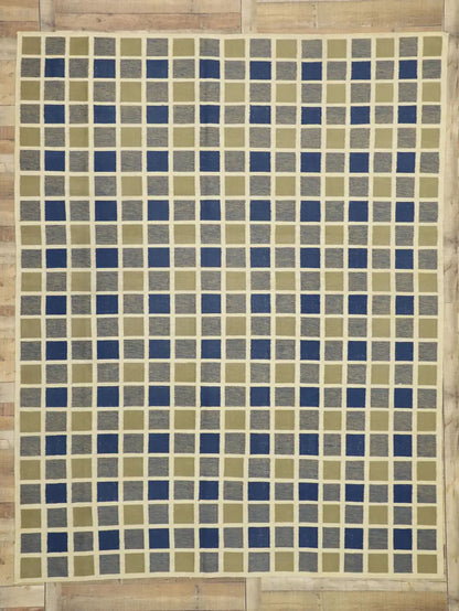 9 x 11 Vintage Buffalo Plaid Rug 74923