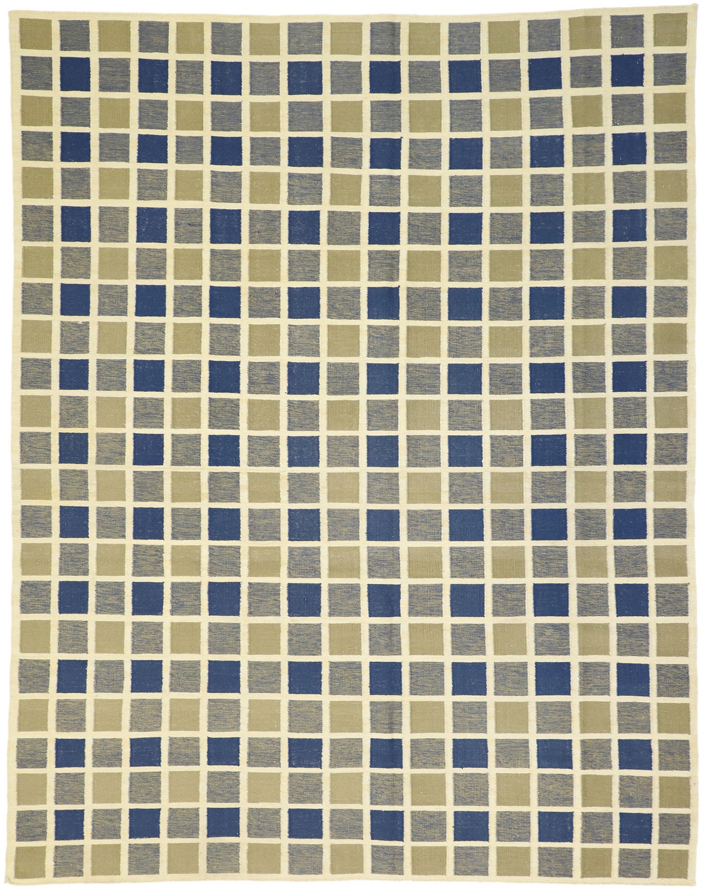 9 x 11 Vintage Buffalo Plaid Rug 74923