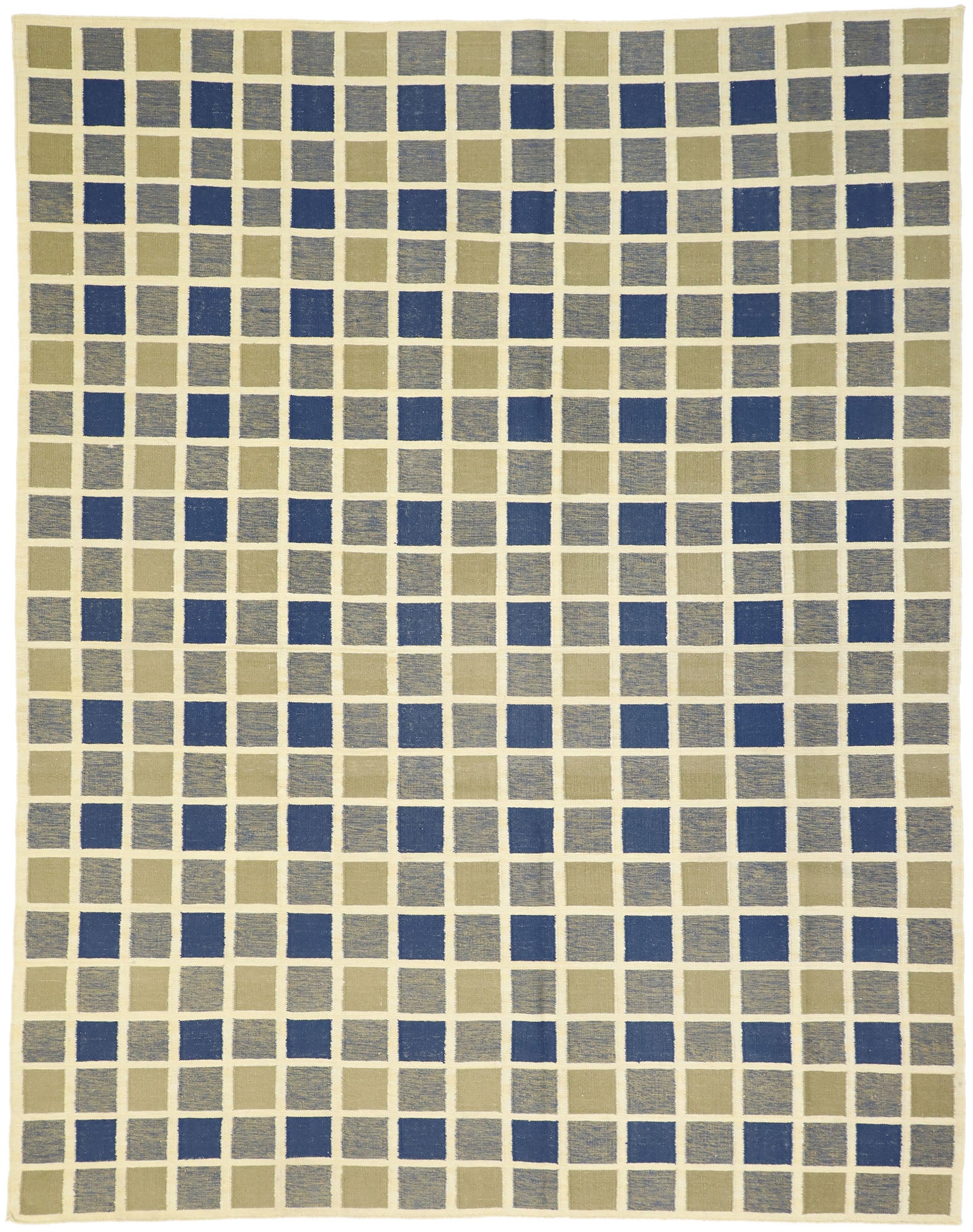 9 x 11 Vintage Buffalo Plaid Rug 74923