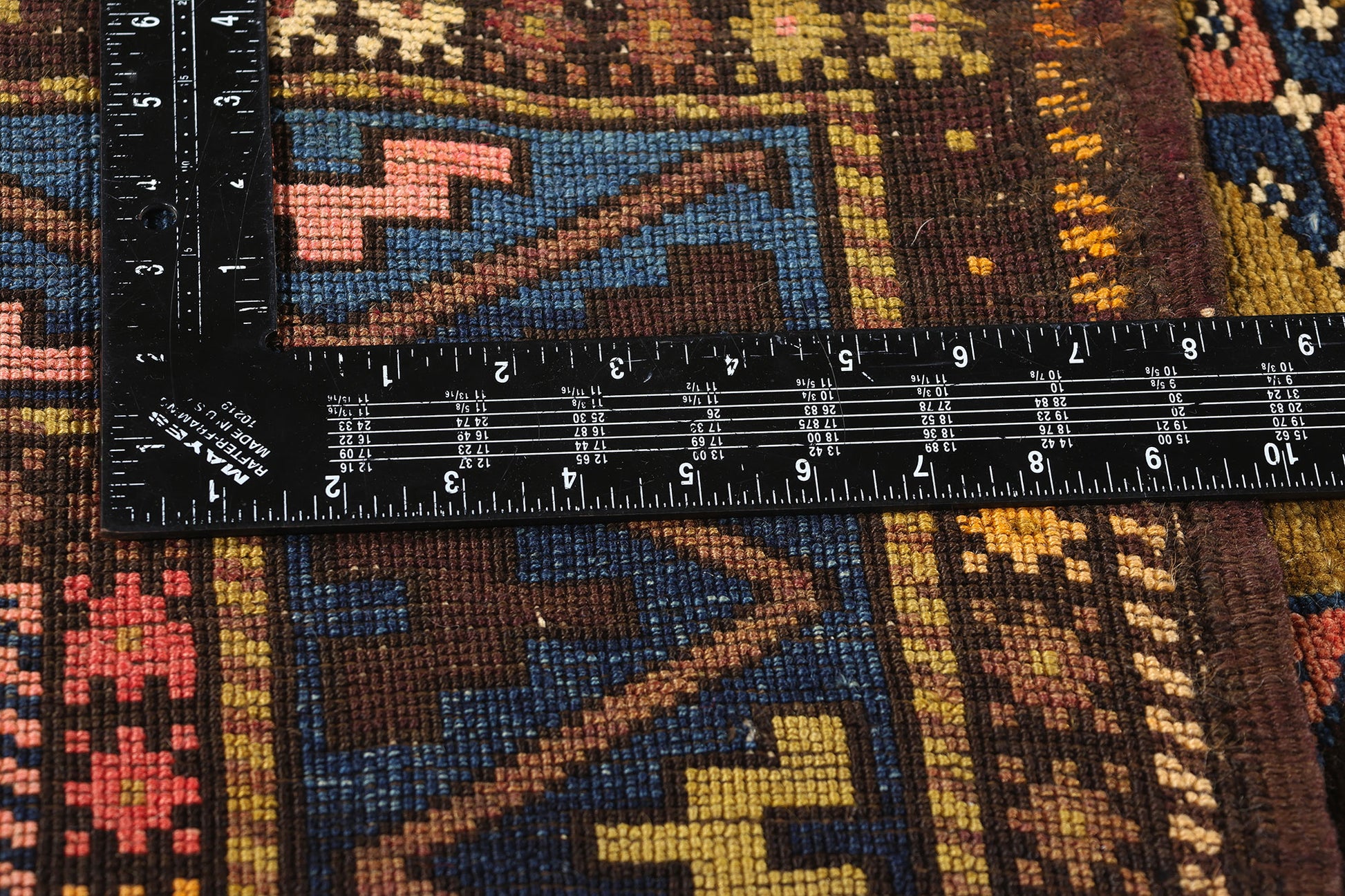 5 x 13 Antique Caucasian Baku Rug 78770