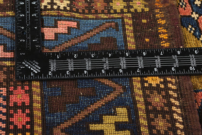 5 x 13 Antique Caucasian Baku Rug 78770