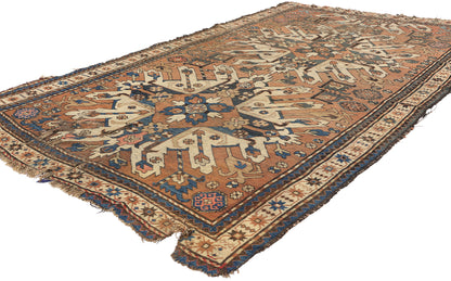 5 x 8 Antique Caucasian Chelaberd Karabagh Rug 78779