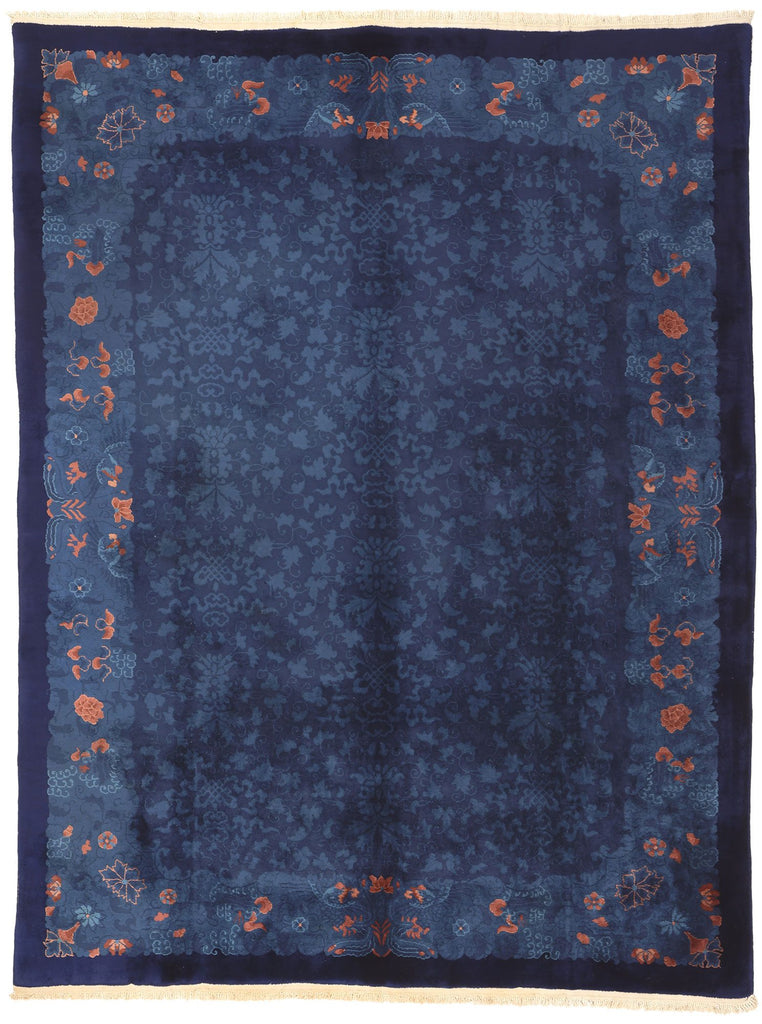 9 x 12 Antique Chinese Art Deco Rug 77196
