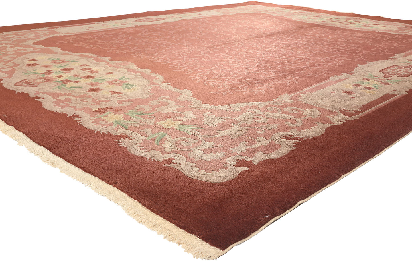 9 x 12 Antique Chinese Art Deco Rug 70603