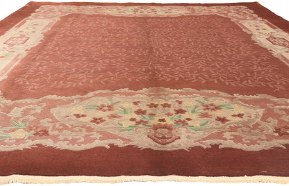 9 x 12 Antique Chinese Art Deco Rug 70603