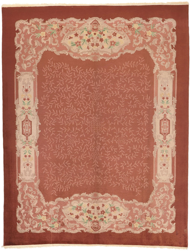 9 x 12 Antique Chinese Art Deco Rug 70603