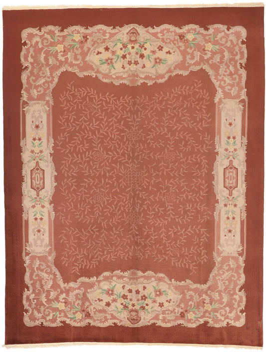 9 x 12 Antique Chinese Art Deco Rug 70603
