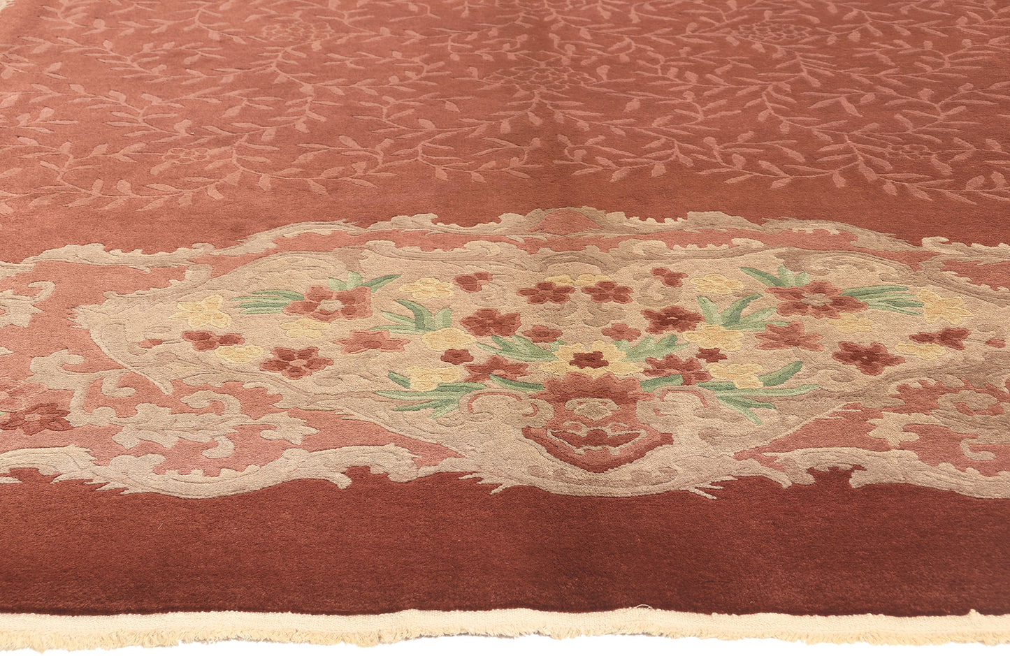9 x 12 Antique Chinese Art Deco Rug 70603
