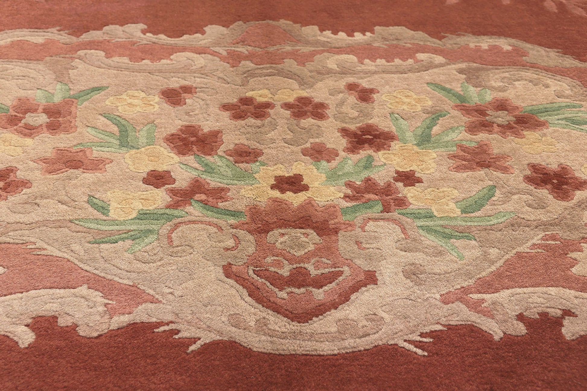 9 x 12 Antique Chinese Art Deco Rug 70603