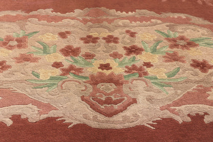 9 x 12 Antique Chinese Art Deco Rug 70603