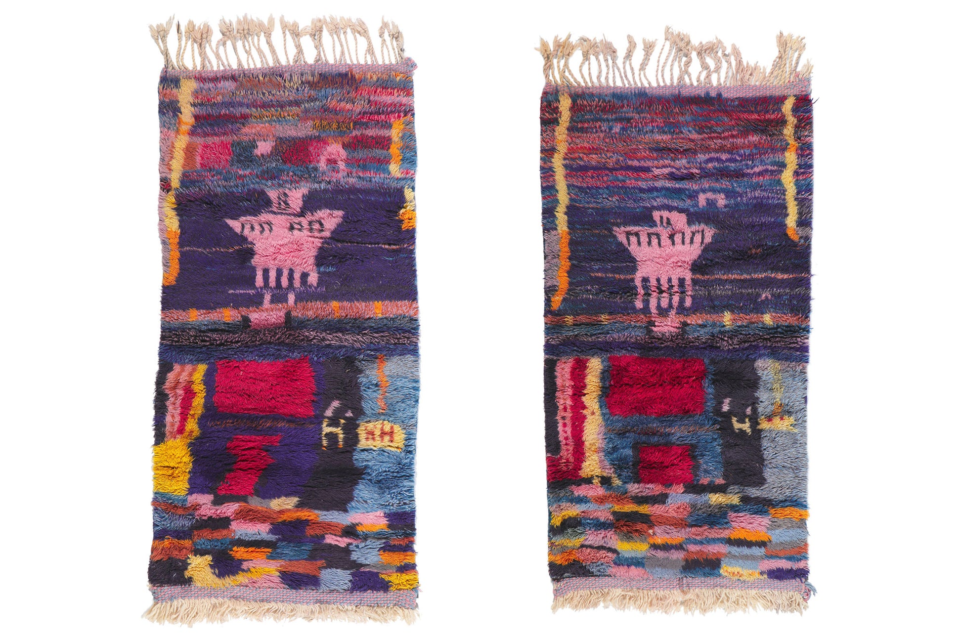 3 x 5 Colorful Moroccan Beni Ourain Rug 21114
