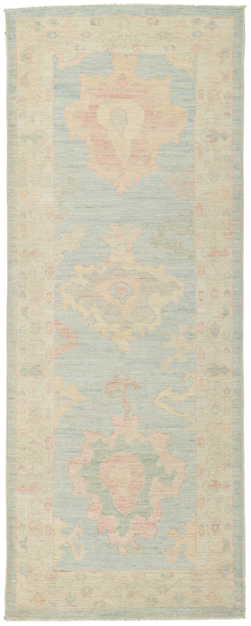 3 x 8 Colorful Oushak Runner 80853