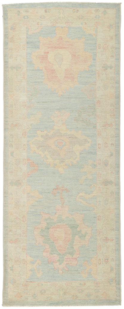 3 x 8 Colorful Oushak Runner 80853