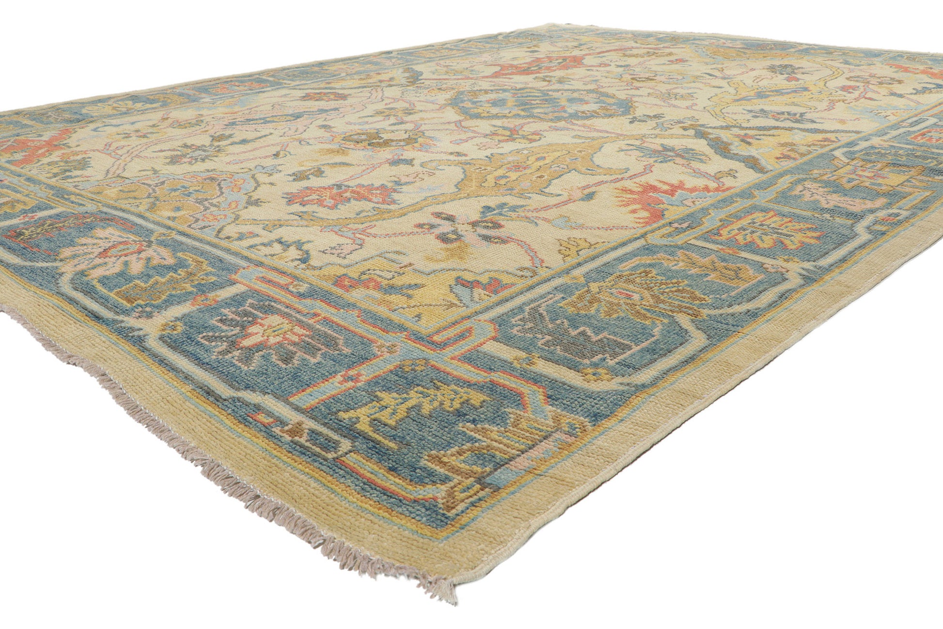 9 x 12 Colorful Oushak Rug 80731