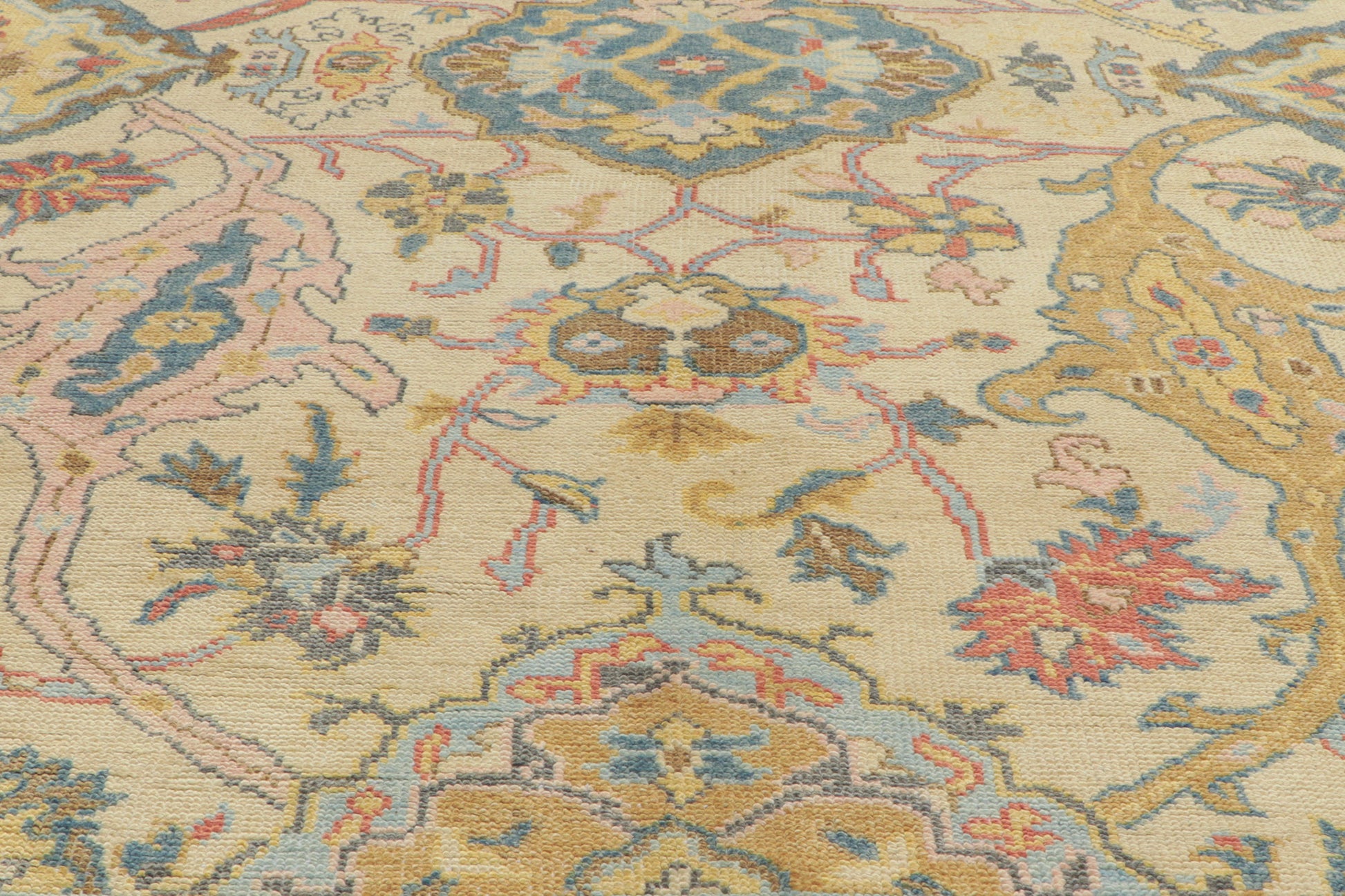 9 x 12 Colorful Oushak Rug 80731