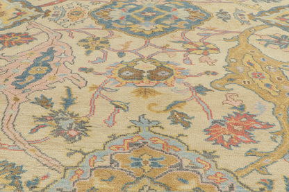 9 x 12 Colorful Oushak Rug 80731