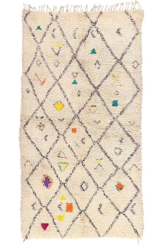 5 x 9 Colorful Moroccan Azilal Rug 21042