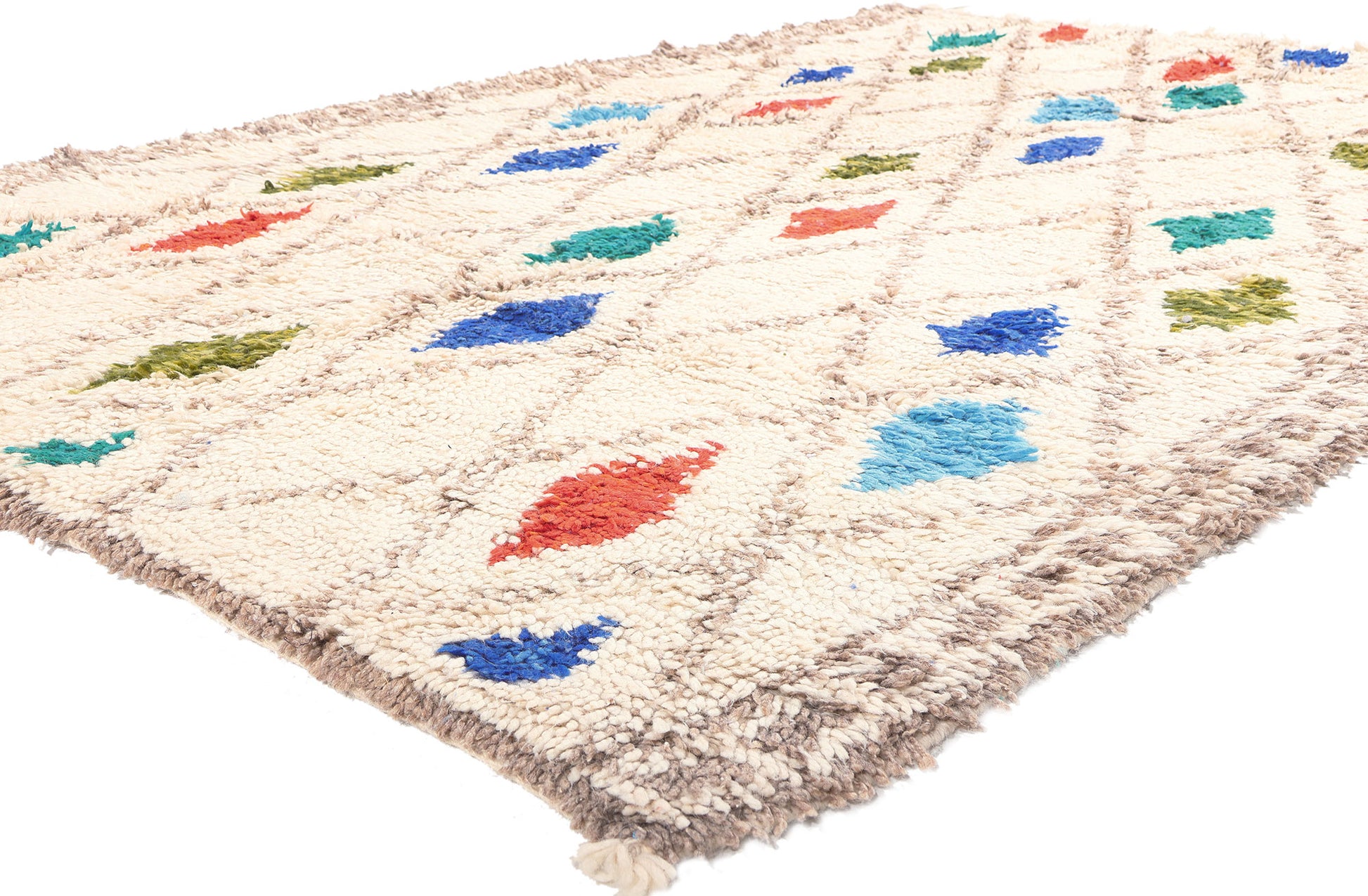 6 x 9 Colorful Moroccan Azilal Rug 21041